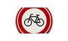 RVV Verkeersbord - C14 - Gesloten voor fietsers en gehandicaptenvoertuigen zonder motor fietsen fiets verboden breed